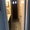 Photo 6: Bathroom door to screen porch and pool 