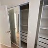 Photo 4: two closets with cabinets and racks