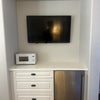 Photo 4: Fridge, TV and microwave