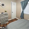 Photo 8: Fully Furnished bedroom with high ceiling and large walk-in closet