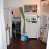 Photo 4: Kitchen and my lofted bedroom with shared storage and clothes closet underneath