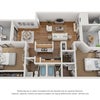 Photo 2: The floorplan - the room available is on the left