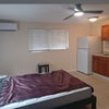 Photo 2: Queen size bed,Refrigerator,microwave,toaster,A/C unit