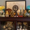 Photo 4: Granny’s China closet with blown glass doors.