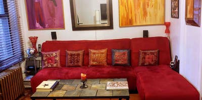 Furnished room in art filled apt. Main Photo