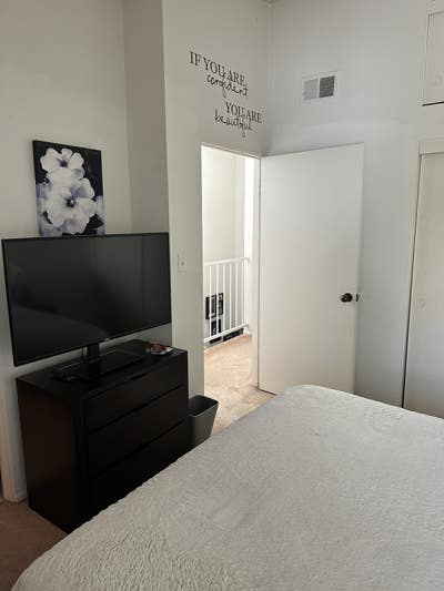 Master bdrm with private bath.  Main Photo