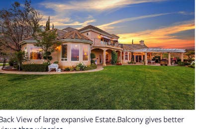 Wine Country Gated Estate   Main Photo