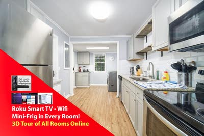 $0 Move in smart tv and mini fridge in all rooms N Main Photo