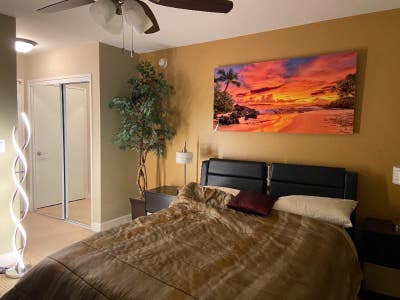 Private furnished room and bath in condo in West  Main Photo