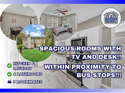  Renovated Texas City Room | FullSize Bed, Smart T Main Photo