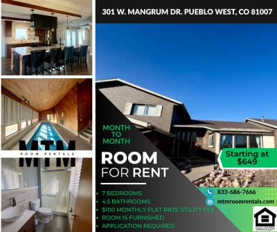 Room for Rent! Indoor Pool! Located at the Golf C Main Photo