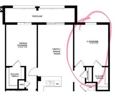Room for rent in nice complex Main Photo