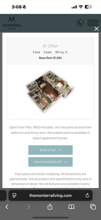 Looking for a roommate for 2b/2b at The Monterra Main Photo