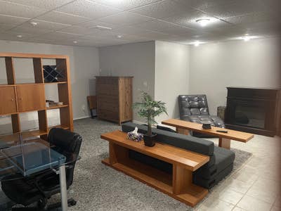 Studio bedroom with private bath.  Main Photo