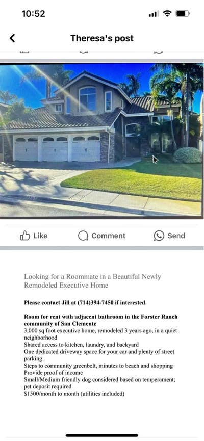 Room for rent in beautiful house Main Photo