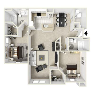 1bd 1ba, 6 month sublet available! Main Photo