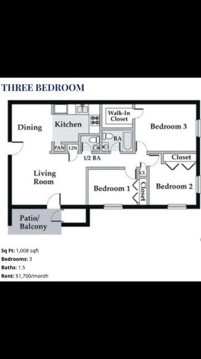 One Bedroom_.5 Shared Bath Roommates Only Main Photo