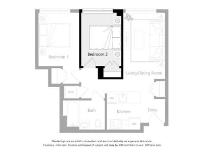 Private & Furnished Bedroom Main Photo