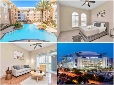 1 bed apt @ football stadium fully furnished 1750$ Main Photo