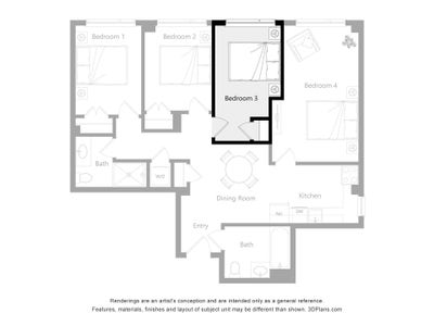 Private Furnished Bedroom Main Photo