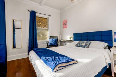 🛏️Beautiful blue bed house Relax and Chill  Moder Main Photo