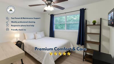 Premium Rooms 🧼Weekly Cleaning!  Smart TVs ! ️ La Main Photo