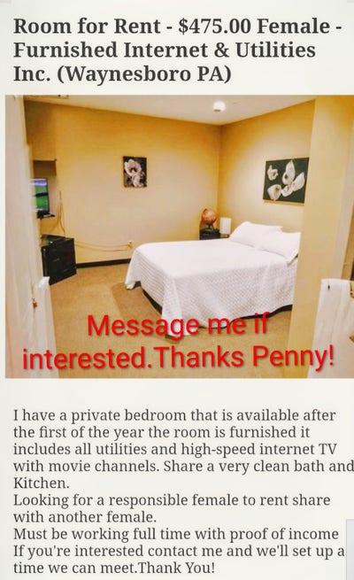 Room for Rent.  ( Female) Main Photo