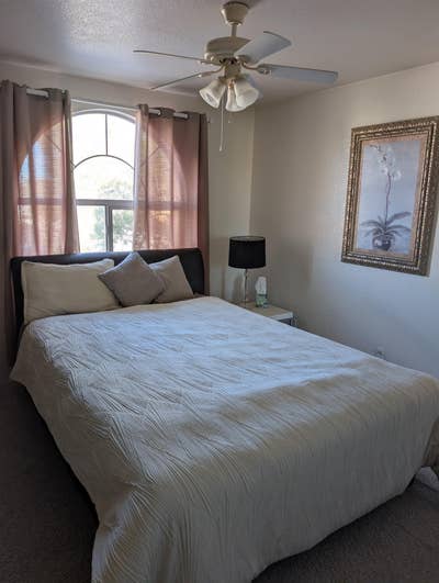 Furnished bedroom in a pool home Silverado Ranch. Main Photo