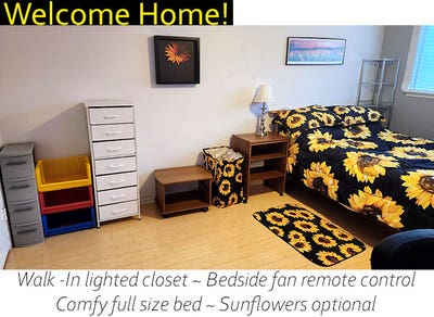 CLEAN ~ QUIET Furnished room w off-street parking. Main Photo