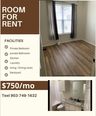 Private Bedroom and Bathroom for rent  Main Photo