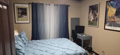 Furnished bedroom with luxurious private bath Main Photo