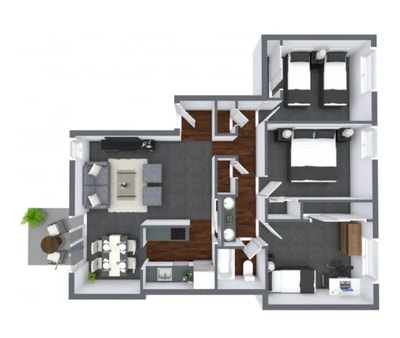 2 rooms available in 3 bed/1 bath Main Photo