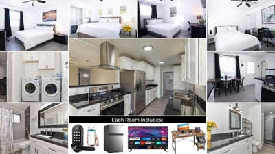 Each Room has TV, Mini Fridge, 2 GIG Wi‑Fi  Free L Main Photo