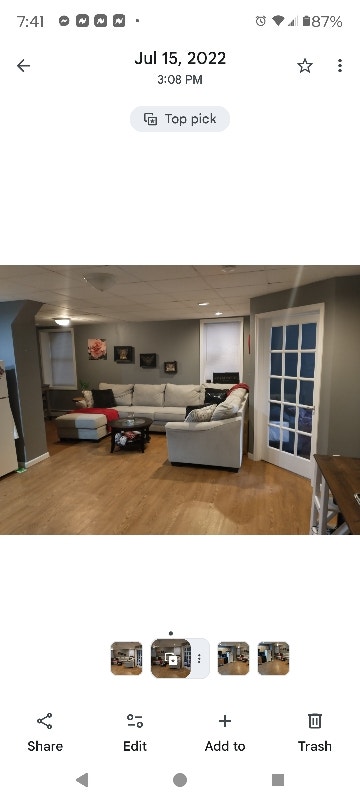 1 St floor 1 BR apartmentHeat Included Main Photo