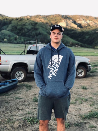 Concrete finisher with dog needs room in Anaheim Main Photo