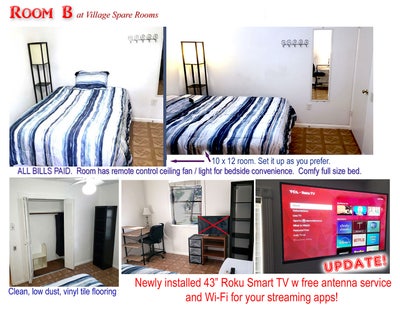Quiet ~Clean ~ Comfy Furnished All Bills Paid Main Photo