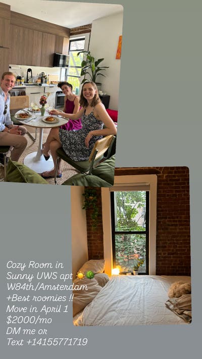 Sunny, cosy room in beautiful UWS walk-up app Main Photo