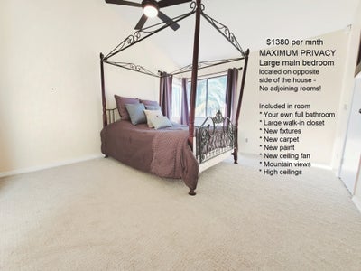 $1,380 Lrg Room with Full Bathroom | Detached Home Main Photo