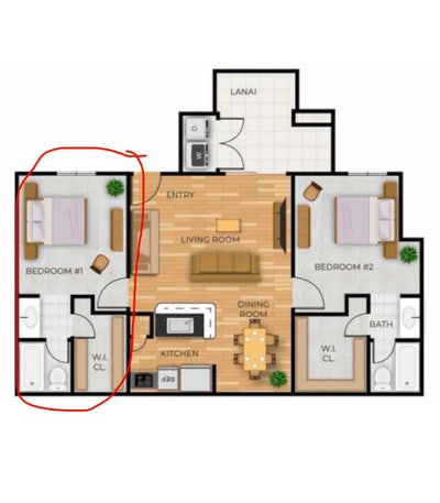 1/1 with Walk-In Closet Main Photo