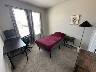 New home, room w/ private bath, garage parking Main Photo