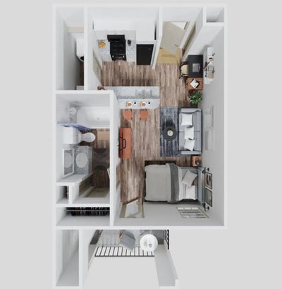 Studio Apartment for Sublease – The Arbors of Sam  Main Photo