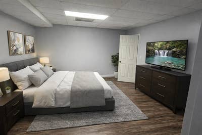 Spacious 1BR Basement Suite w Private Entry and F Main Photo