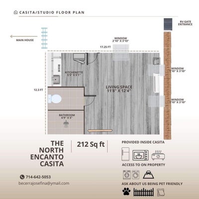 Casita space in North Encanto neighborhood Main Photo