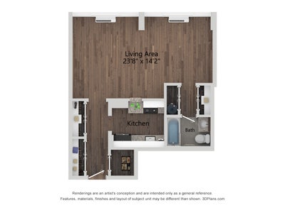 30th Floor Studio at 2400 Chestnut Available 6/15 Main Photo