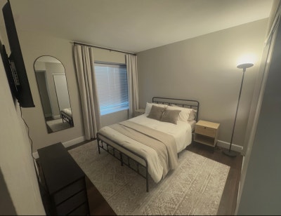 Furnished Bedroom with Private Bath (All Utilities Main Photo