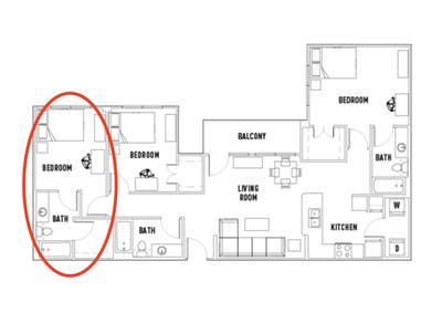 $1,250 – West Campus Sublease (May–July) Private Main Photo