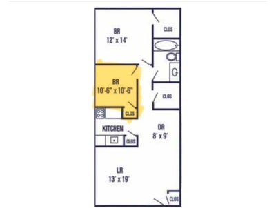 Bedroom for Rent in Otherwise Fully Furnished Apt. Main Photo