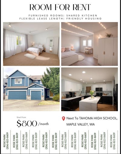 Private room for rent Main Photo