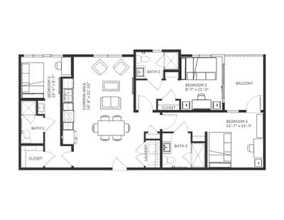 Apartments w/ utilities incl & flexible terms Main Photo