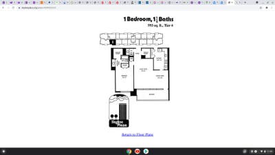 1BR.5Bath Condoreserved garageAll Util. Includ Main Photo
